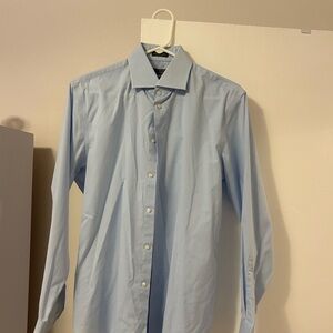 Calibrate Men’s 15.5 32/33 Trim Fit Blue Men’s Dress Shirt